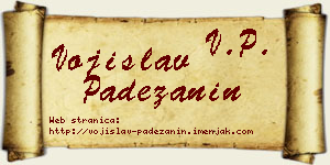 Vojislav Padežanin vizit kartica